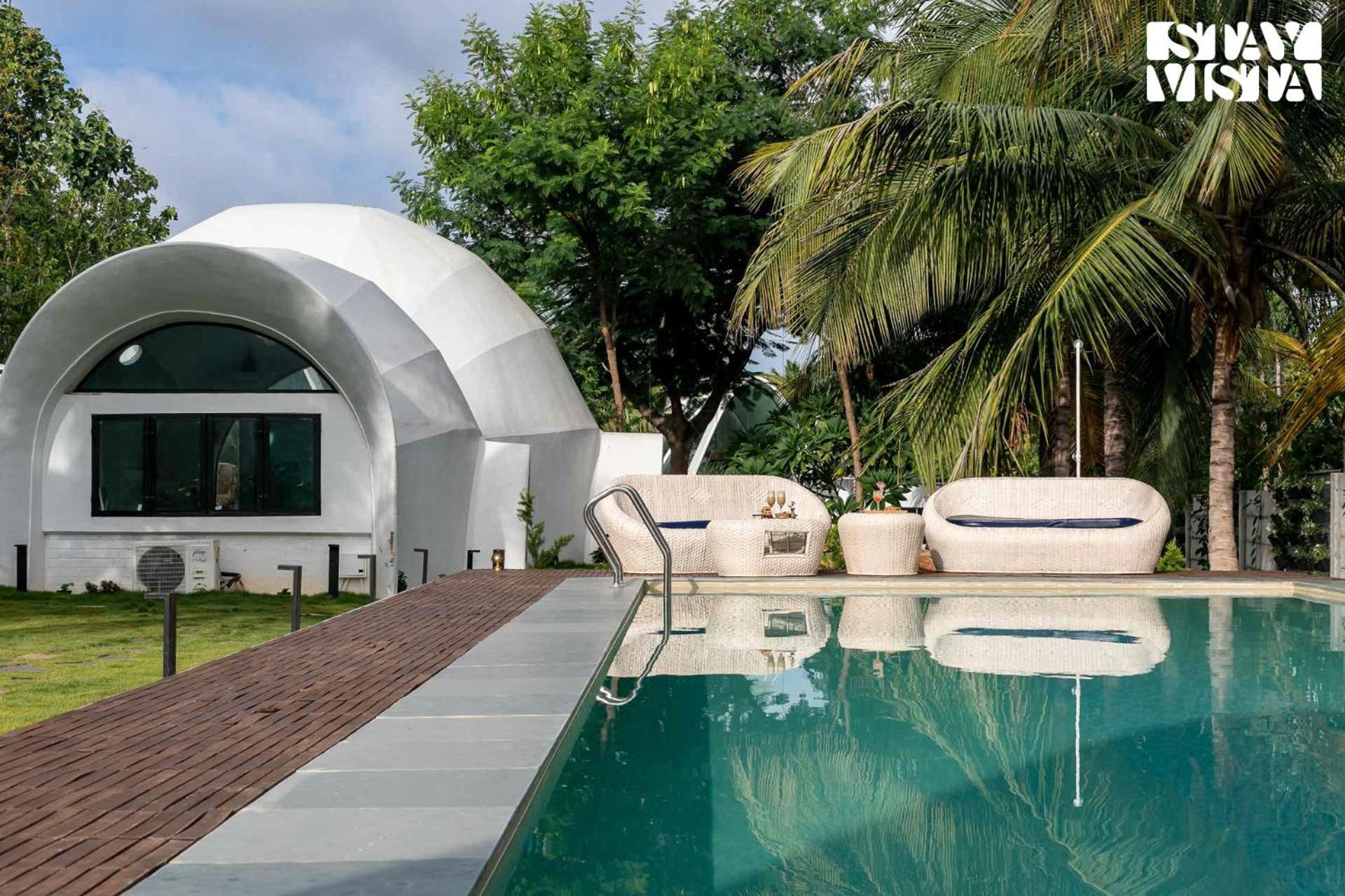 Stayvista At Shwaas Mysore With Private Pool Exterior foto