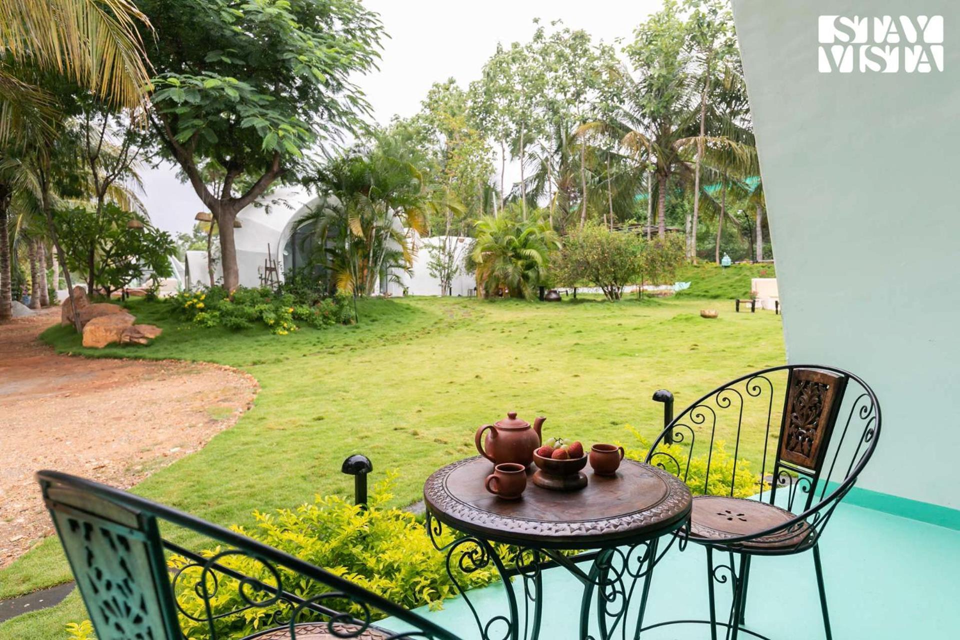 Stayvista At Shwaas Mysore With Private Pool Exterior foto